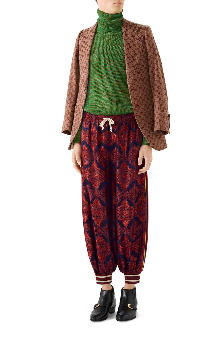 Gucci GG Cotton Blend Blazer, Alternate, color,