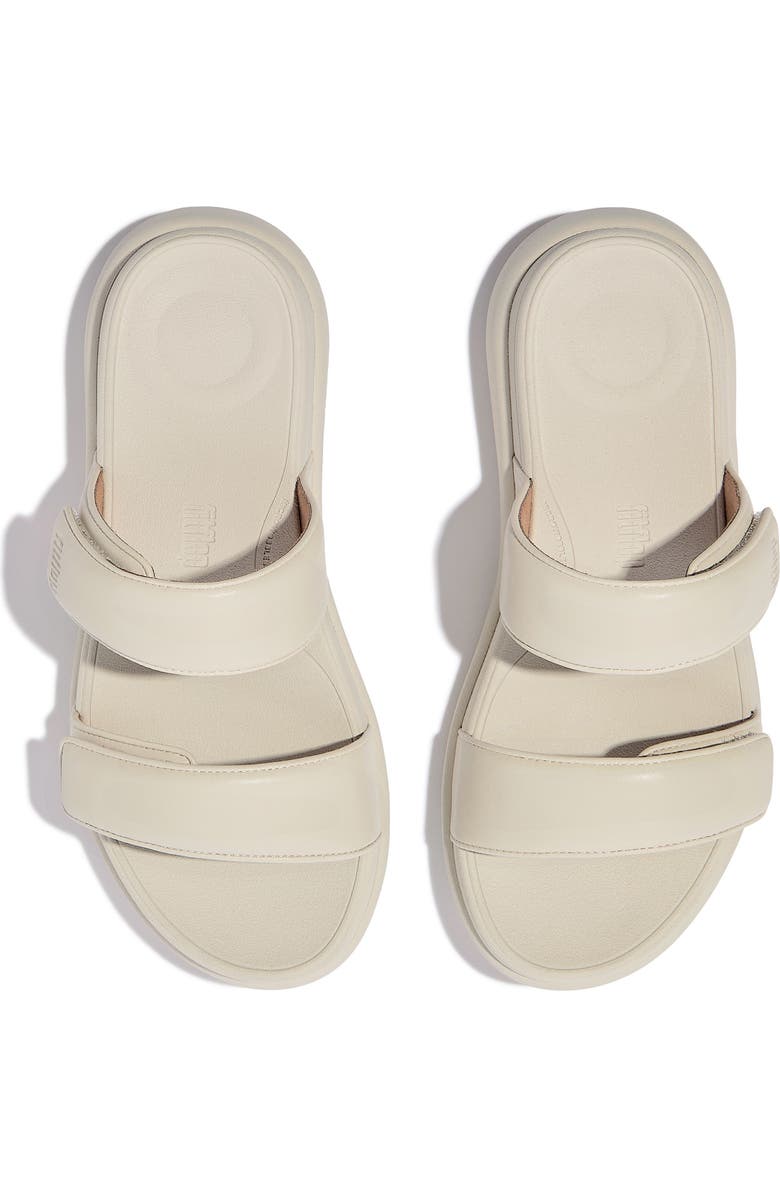 FitFlop F-Mode Go Adjustable Platform Slide Sandal, Alternate, color, Paris Beige
