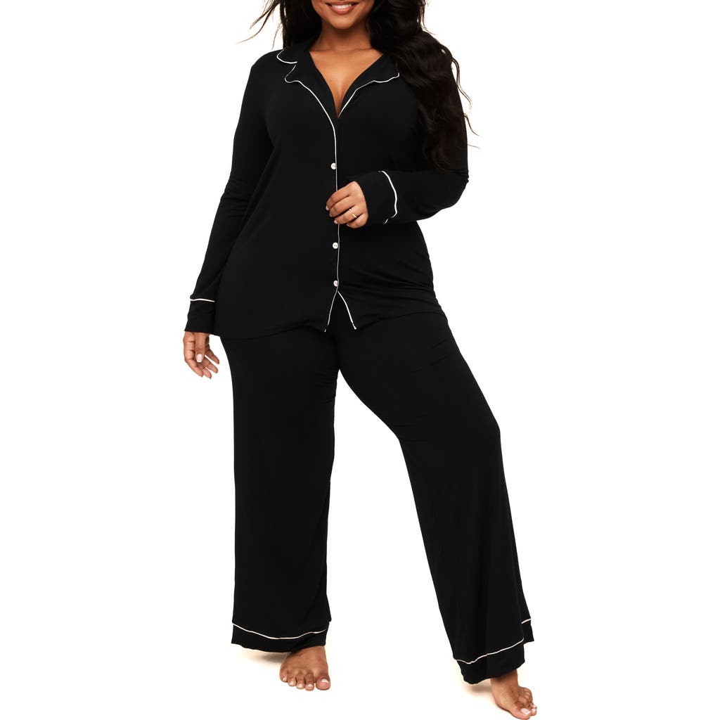Adore Me Matilda Pajama Set In Black
