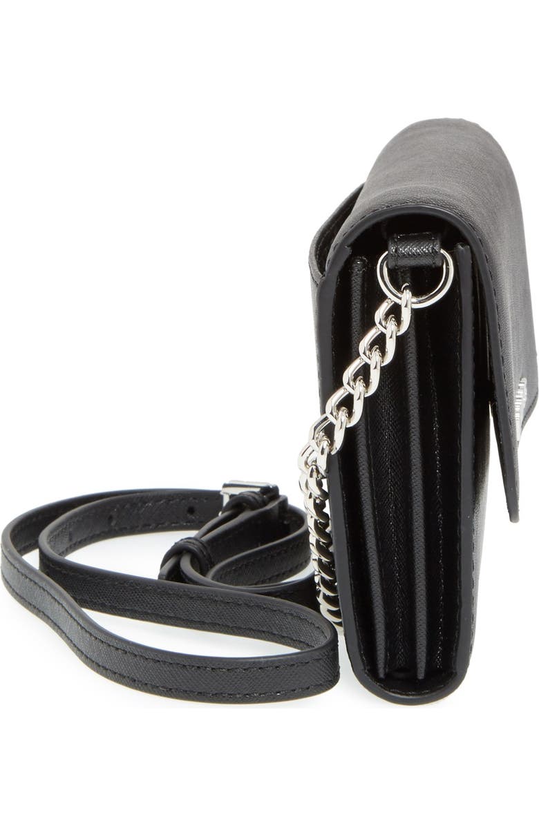 MICHAEL Michael Kors 'Large Jet Set' Saffiano Leather Crossbody Bag, Alternate, color,