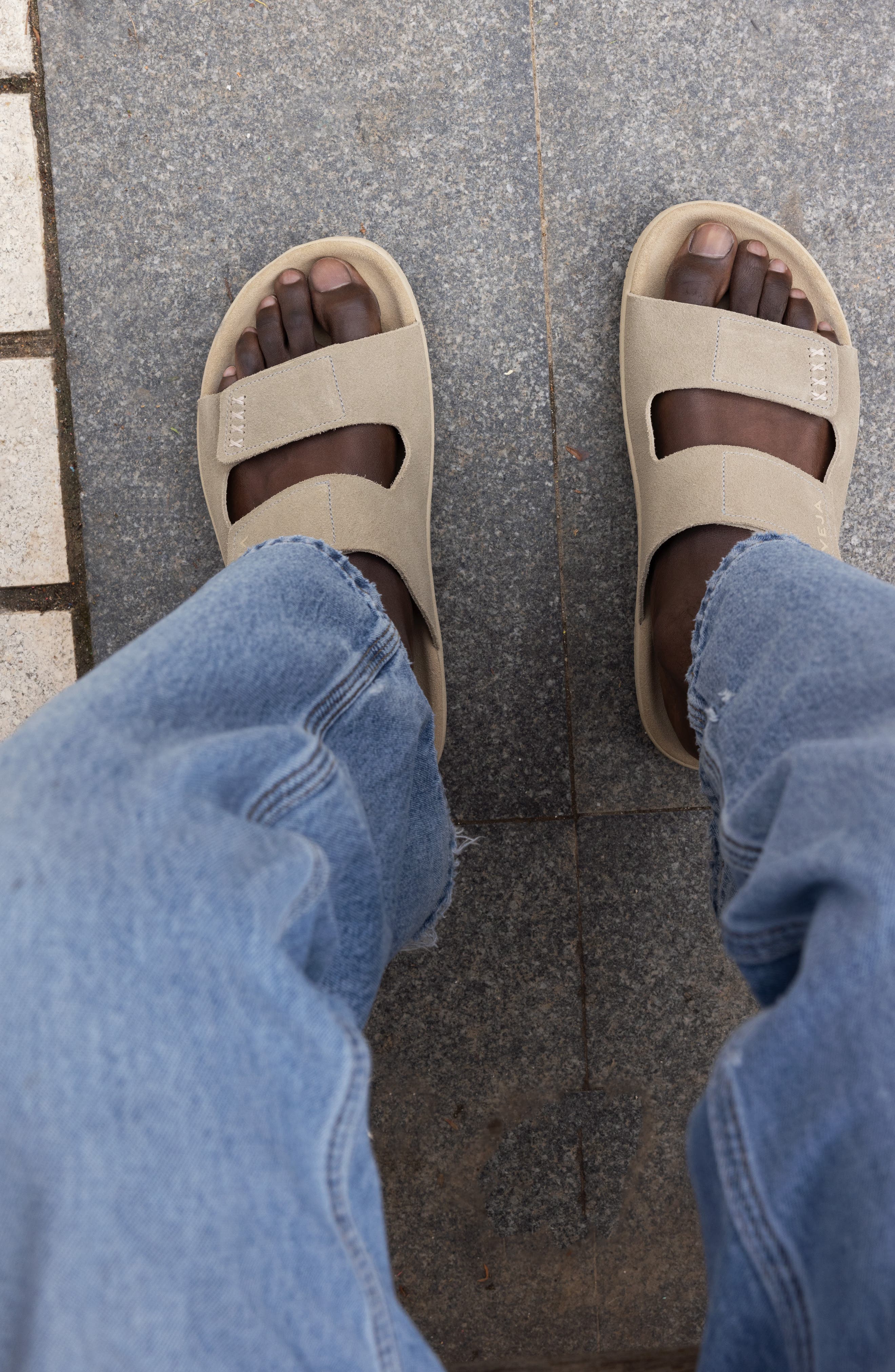 Veja Etna Slide Sandal, Alternate, color, Taupe Almond