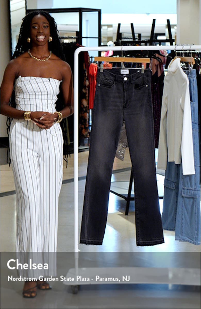 Le Super High Release Hem Mini Bootcut Jeans, sales video thumbnail