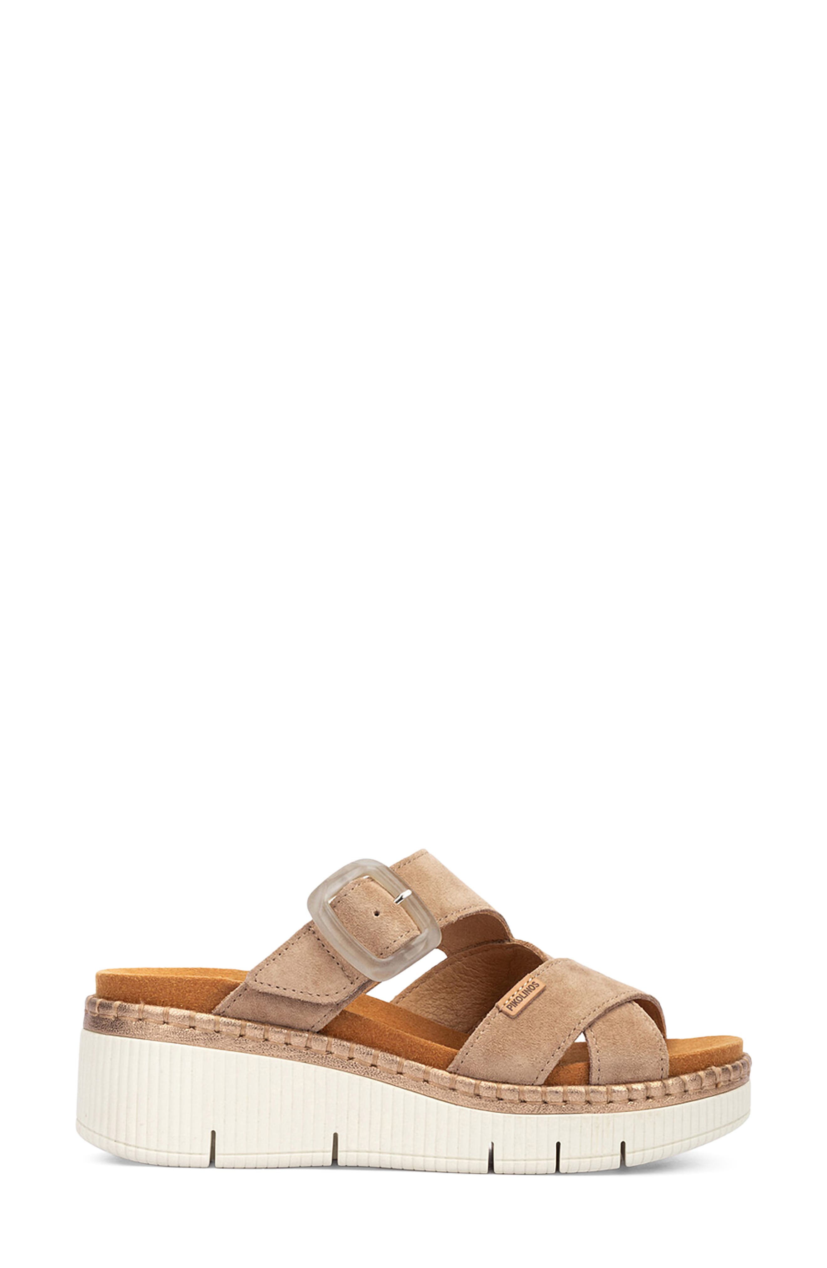 PIKOLINOS Gomera Wedge Sandal, Alternate, color, Desert