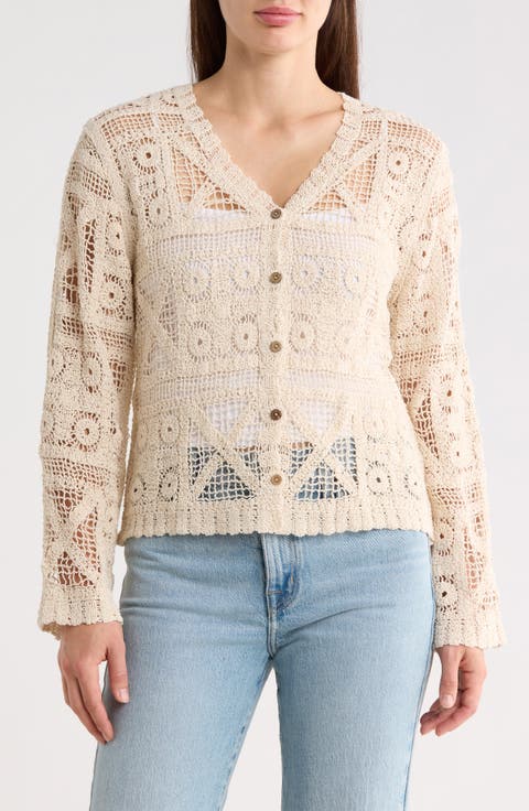 Open Stitch Cardigan