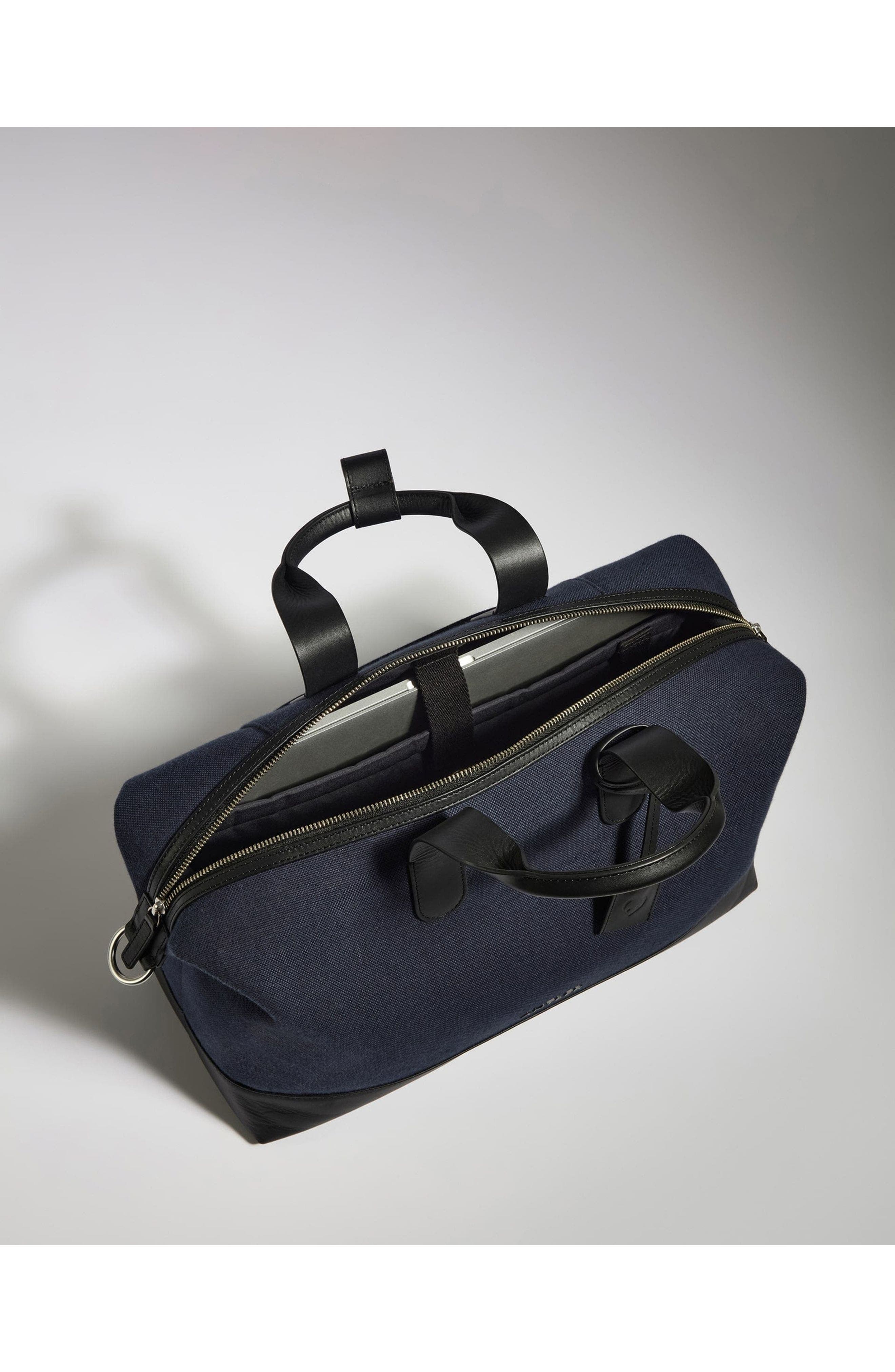 Heritage Overnight Bag in Navy, Alternate, color, Navy