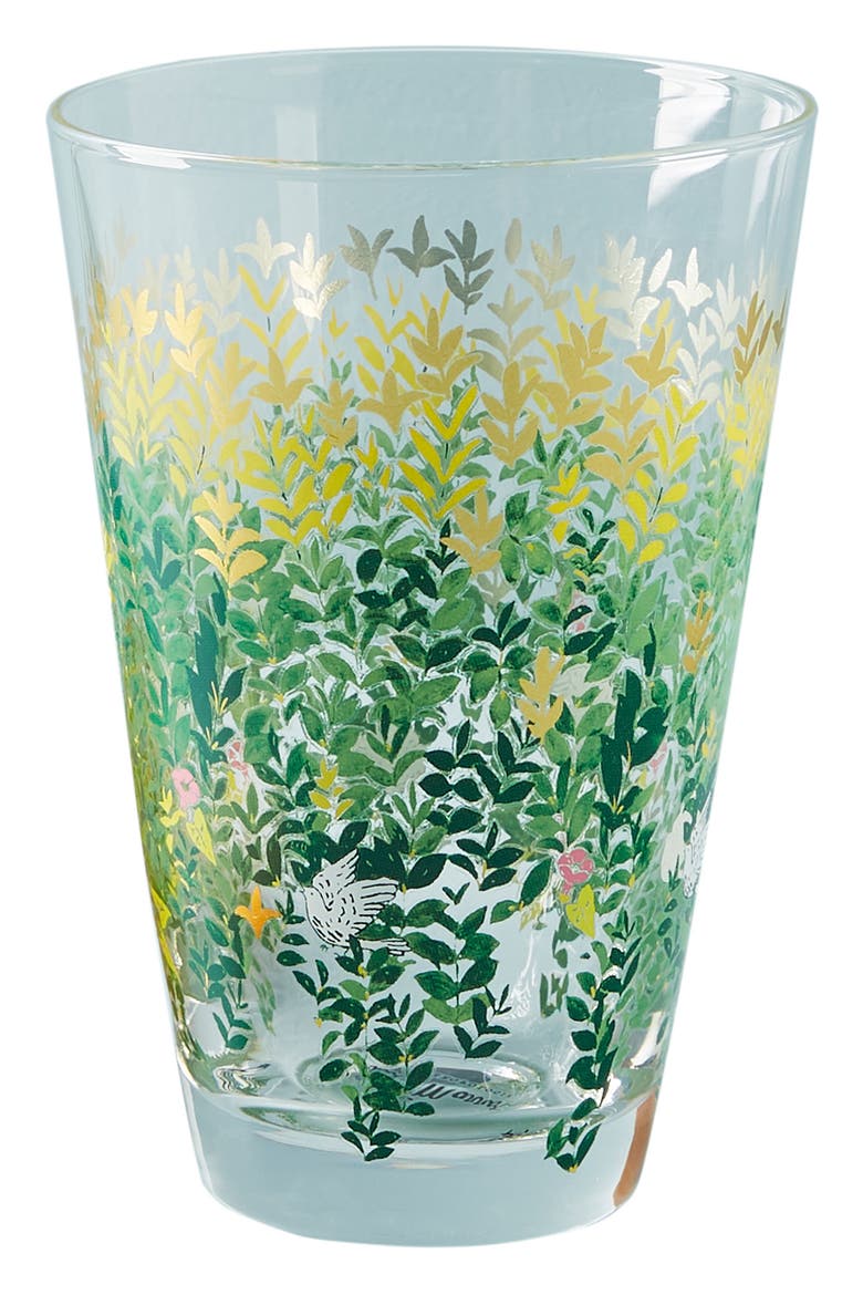 Anthropologie Paule Marrot Juice Glass, Alternate, color, CLEAR - LEAVES