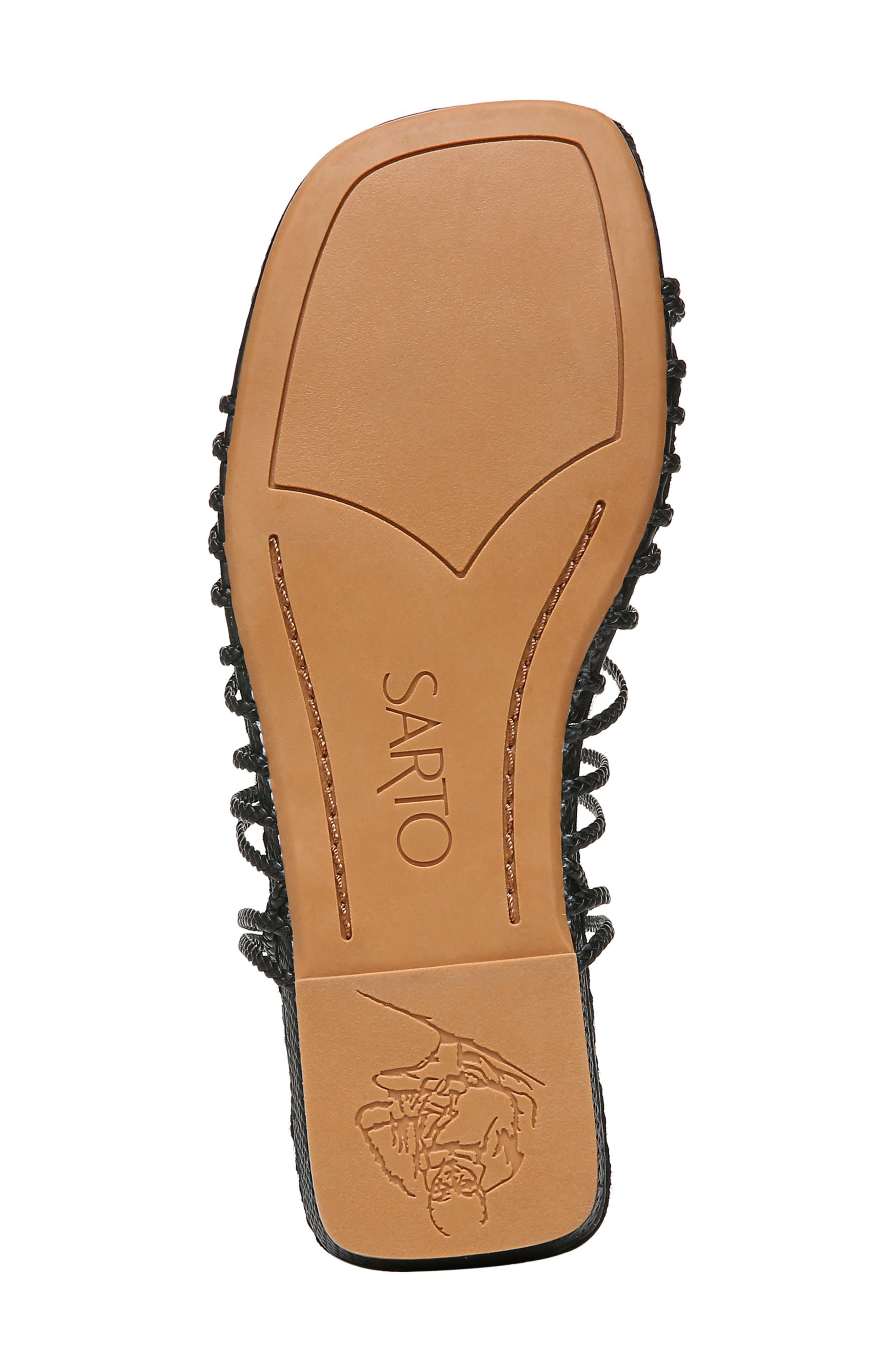 SARTO by Franco Sarto Iona Strappy Lace-Up Sandal, Alternate, color, 