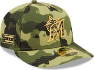 New Era Men's New Era Camo Miami Marlins 2022 Armed Forces Day On-Field Low Profile 59FIFTY