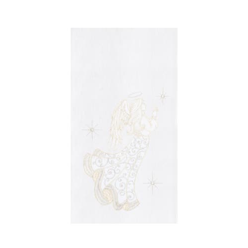 C & F Home C&f Home Champagne Praying Angel Towel In White