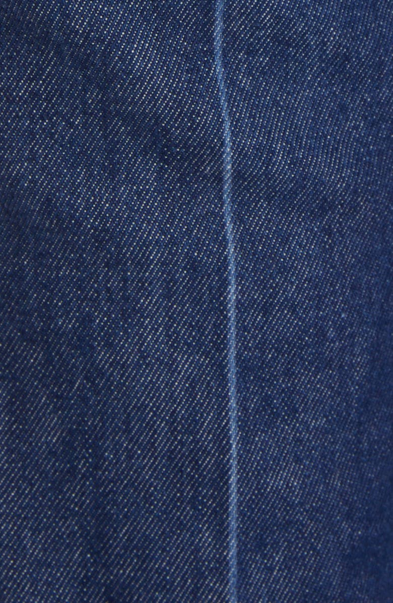 Valentino V-Detail Straight Crop Jeans, Alternate, color, 