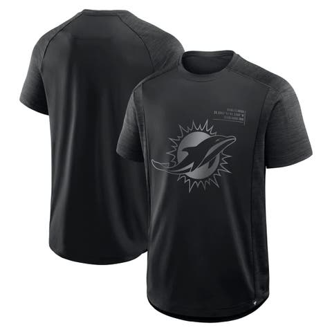 Men's Fanatics Black Miami Dolphins Deceptive Juke T-Shirt