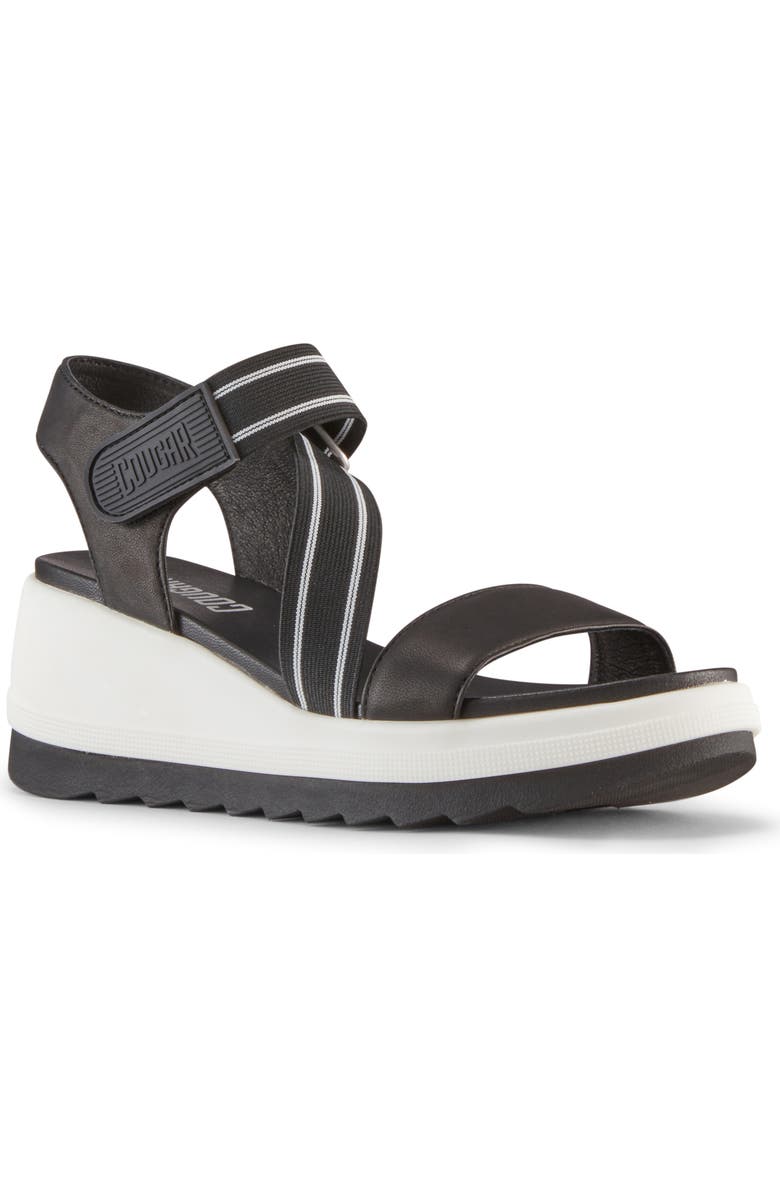 Cougar Hibiscus Wedge Sandal, Main, color,