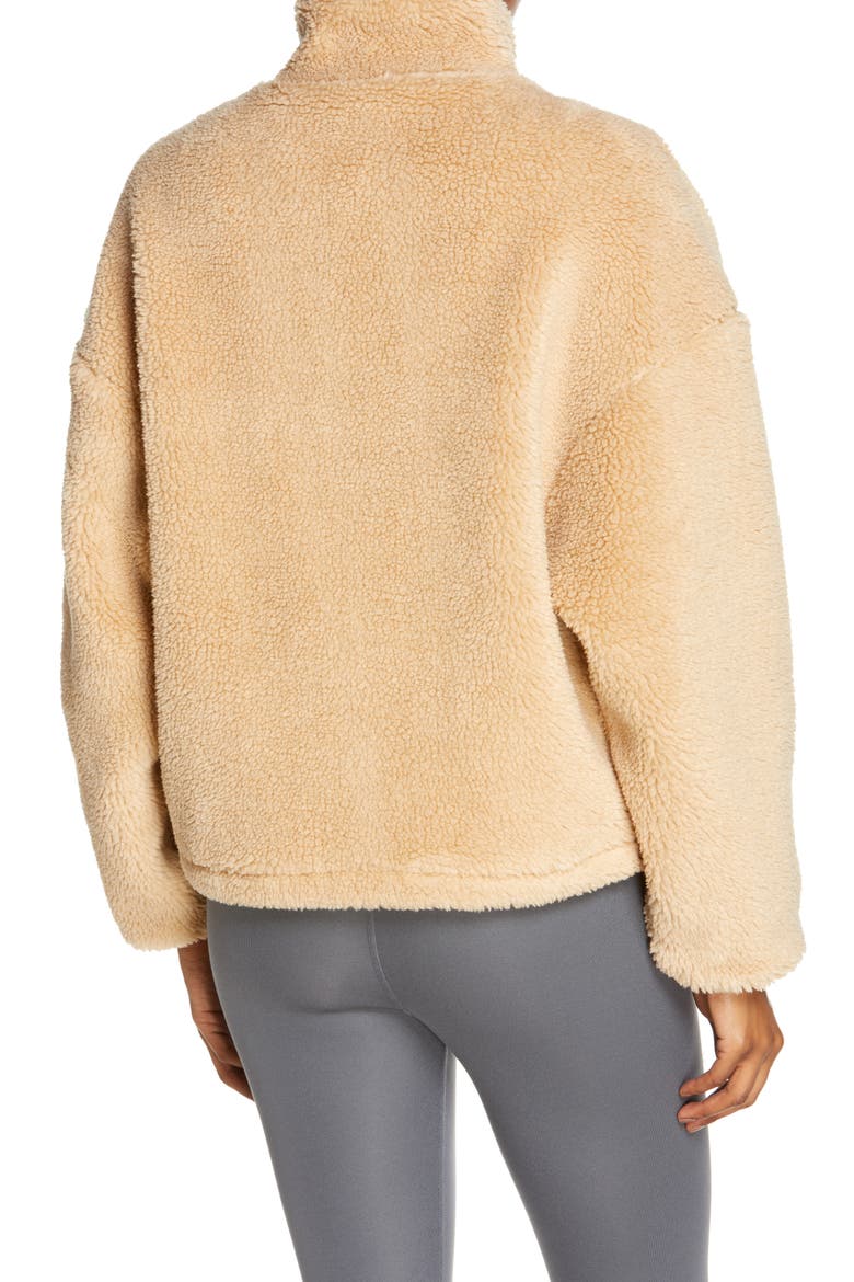 Flurry Faux Fur Jacket, Alternate, color, CAMEL