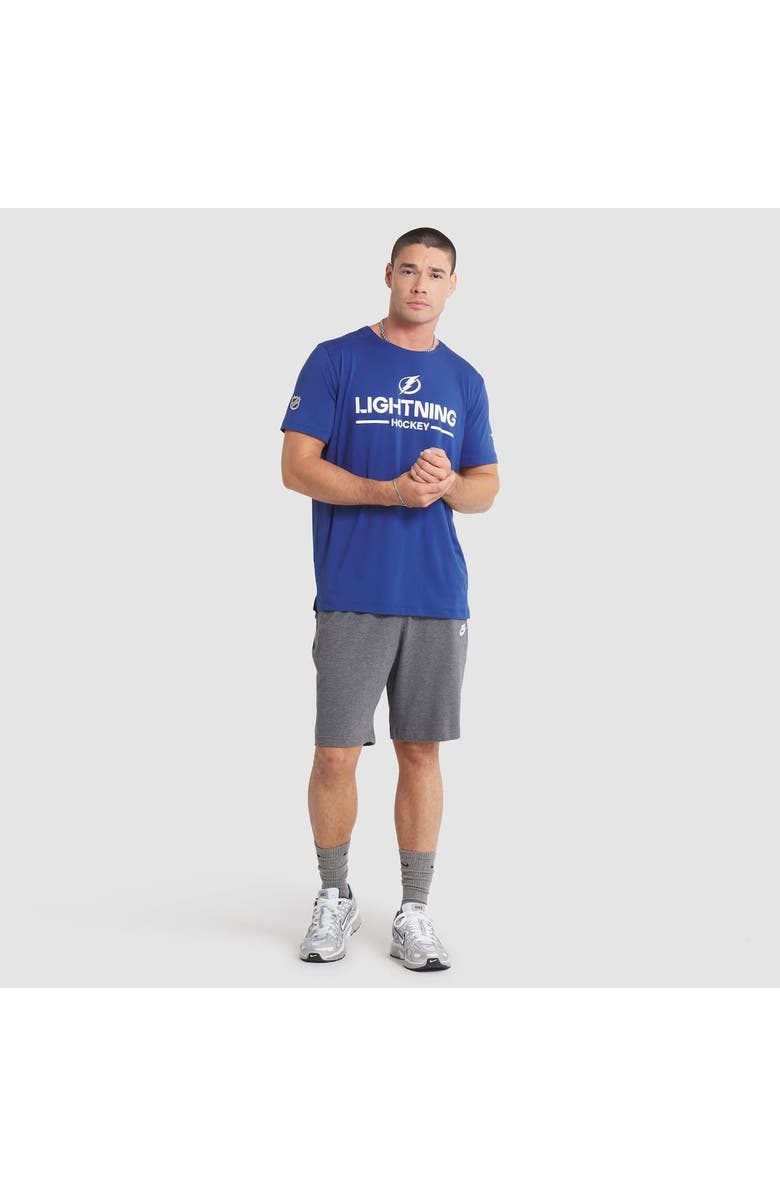 FANATICS Men's Fanatics Blue Tampa Bay Lightning Authentic Pro Rink Tech T-Shirt, Alternate, color, Blue