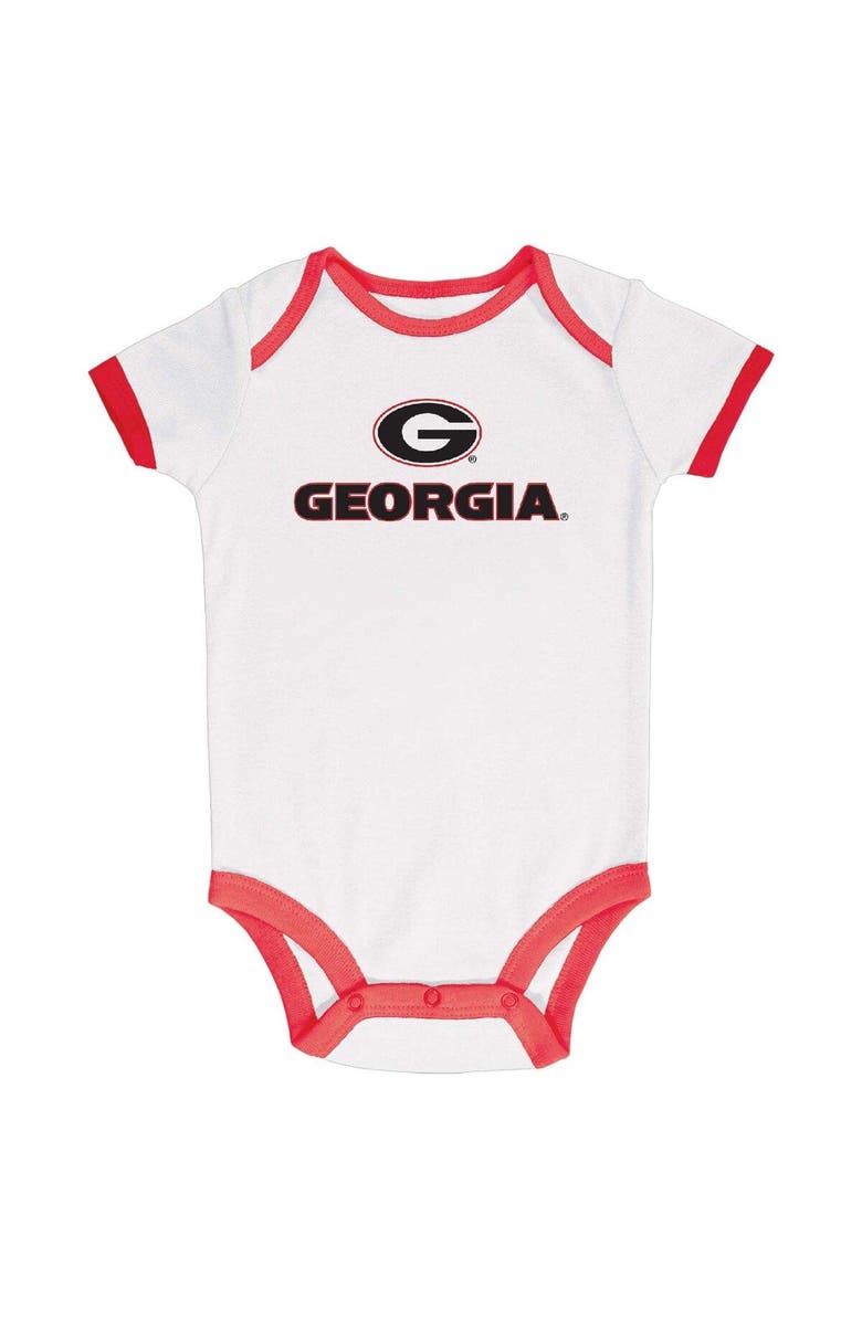 Champion Infant Champion Red/Gray/White Georgia Bulldogs 3-Pack Bodysuit Set, Alternate, color, Red