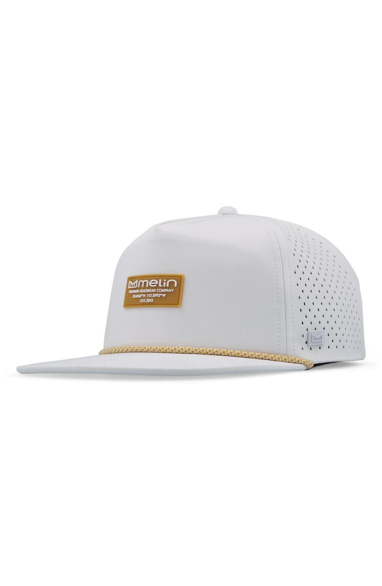 Melin Coronado Gum Hydro Snapback Ball Cap, Main, color, White Gum