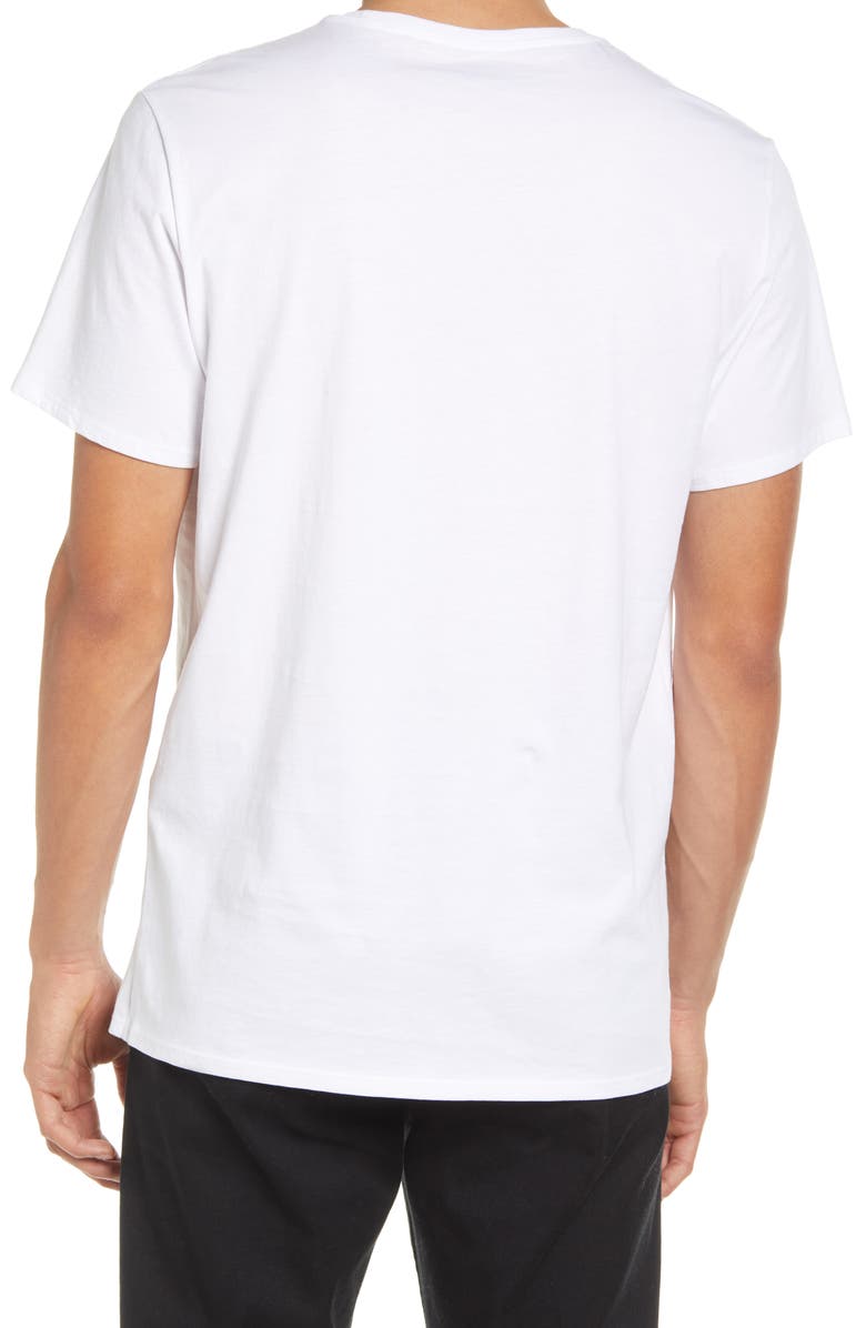 KARL LAGERFELD PARIS Karl Lagerfield Paris Repeat Logo Graphic Tee, Alternate, color,
