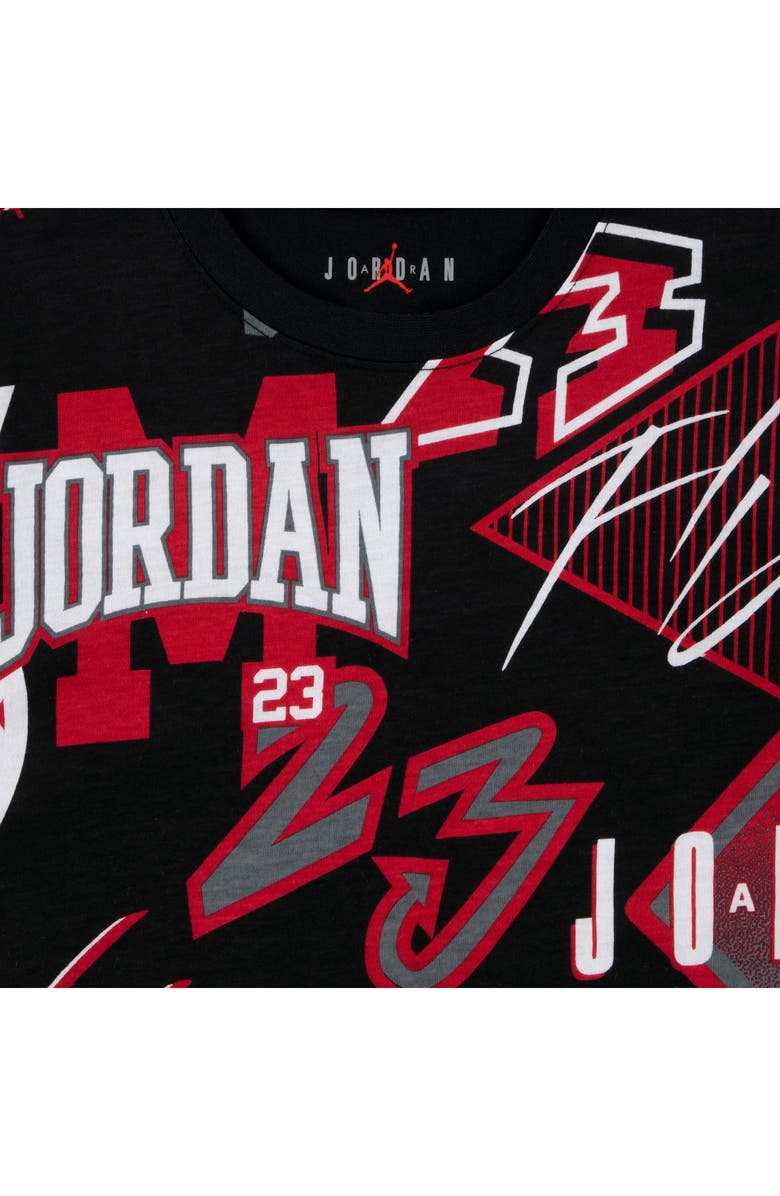 Jordan Kids' Dynasty Graphic T-Shirt, Alternate, color, Black