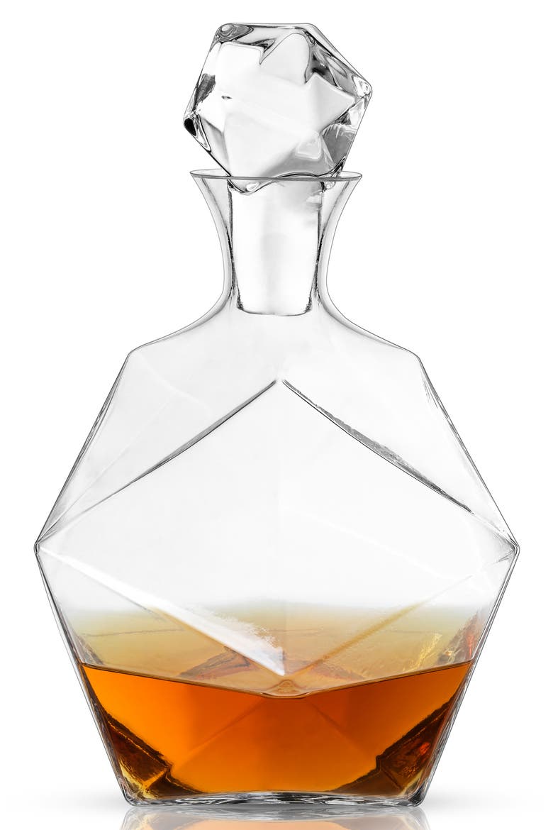 Seneca Faceted Crystal Liquor Decanter, Alternate, color, GLASS