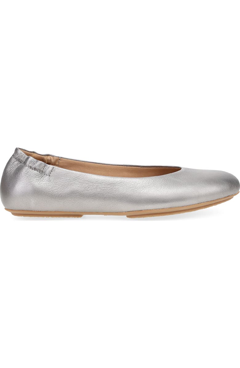 Dansko Mollie Ballet Flat, Alternate, color, Pewter Metallic