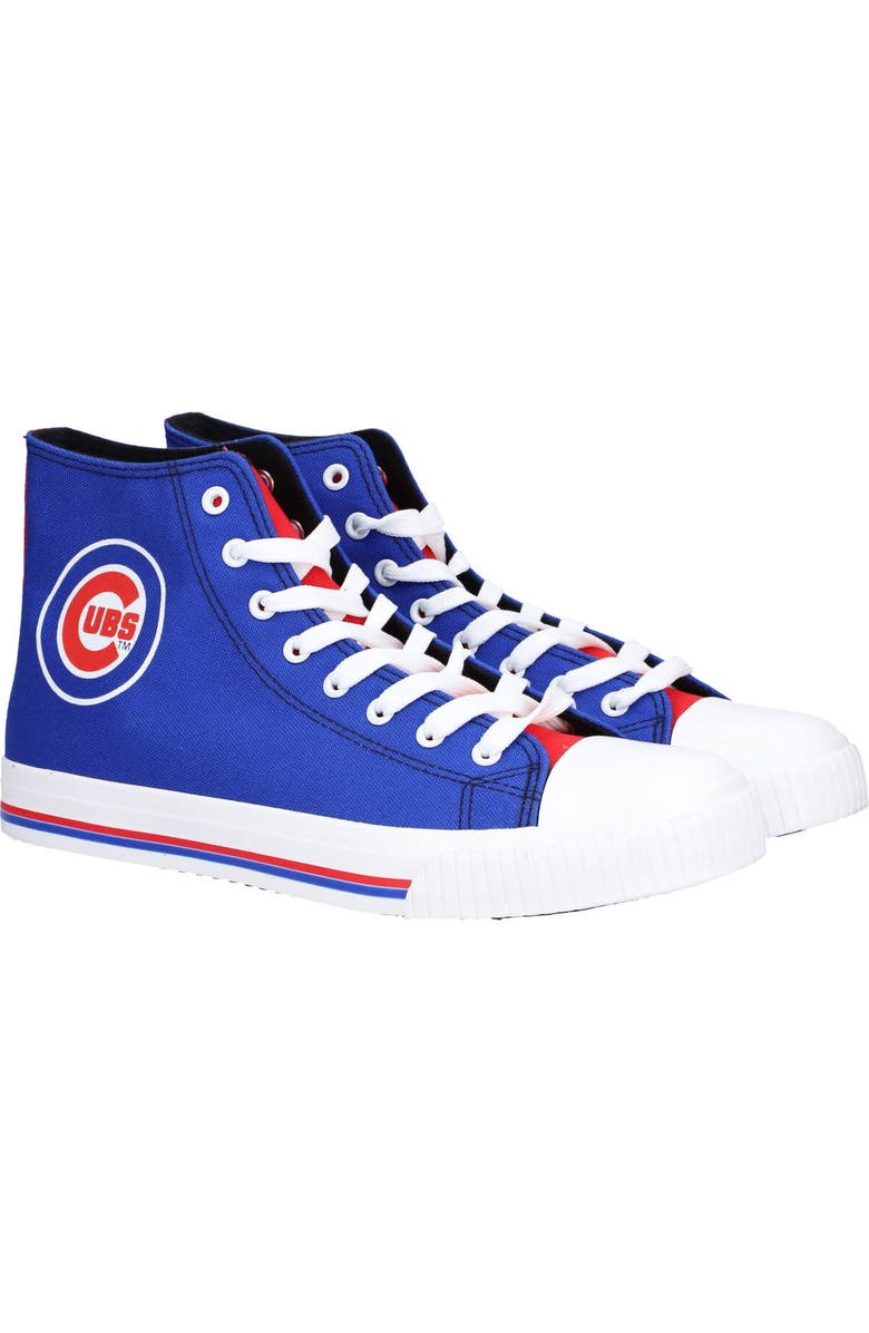 FOCO Men's FOCO Chicago Cubs High Top Canvas Sneakers, Alternate, color,