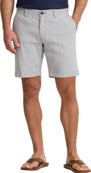Tommy Bahama Beach Coast Stretch Linen & Cotton Cargo Shorts