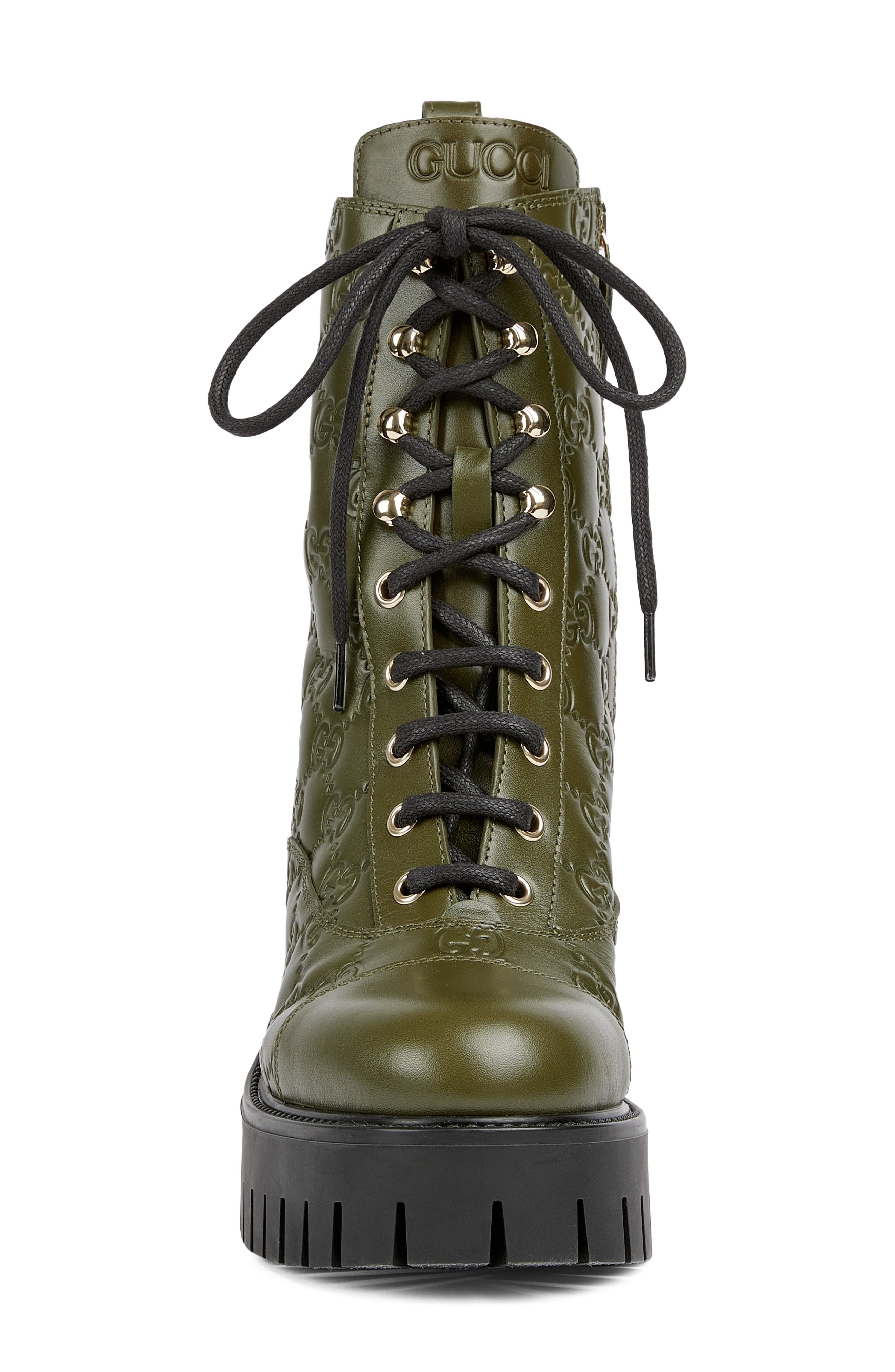 Gucci GG Bootie, Alternate, color, 307 Dark Green