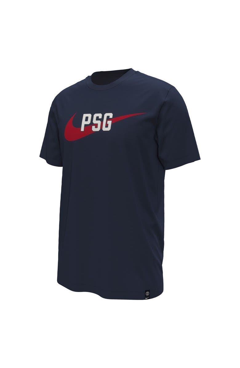Nike Men's Nike Navy Paris Saint-Germain Swoosh T-Shirt, Alternate, color, Navy