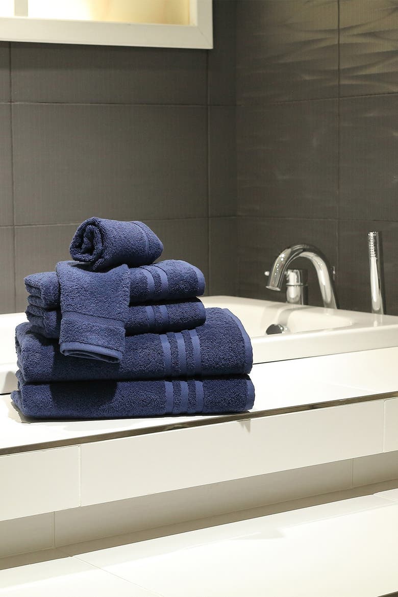 Denzi 6-Piece Towel Set - Twilight Blue, Alternate, color, TWILIGHT BLUE