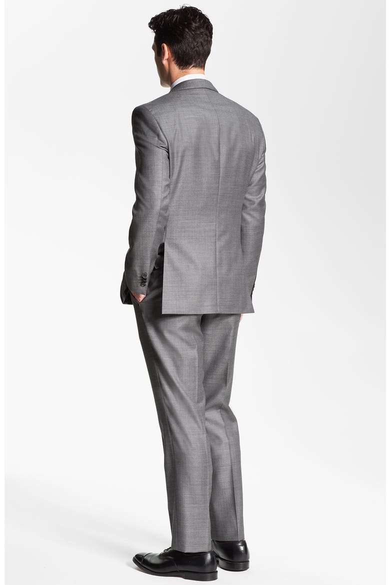 HUGO BOSS 'James/Sharp' Trim Fit Wool Suit, Alternate, color, GREY