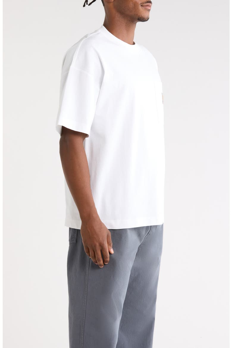 Work Pocket Cotton T-Shirt, Alternate, color, WHITE