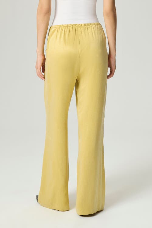 Nocturne Elastic-waist Relaxed Pants In Yellow