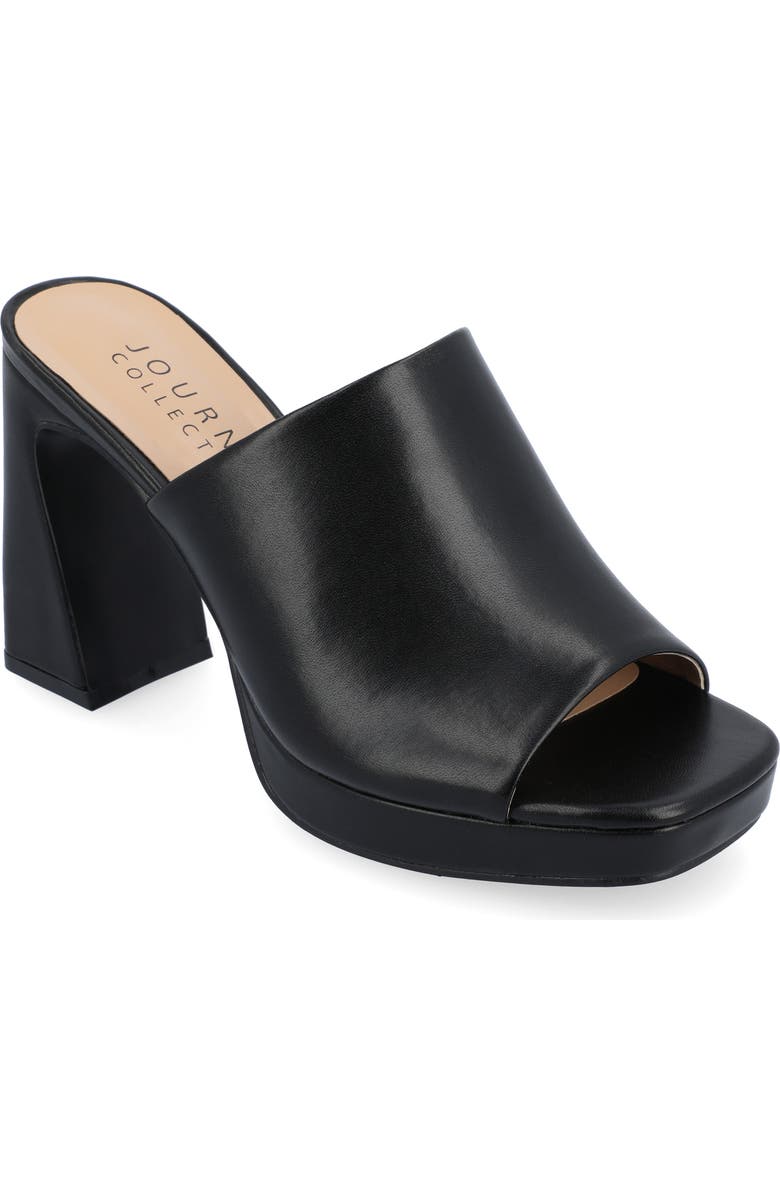 Journee Collection Ezzlynn Platform Mule, Main, color,
