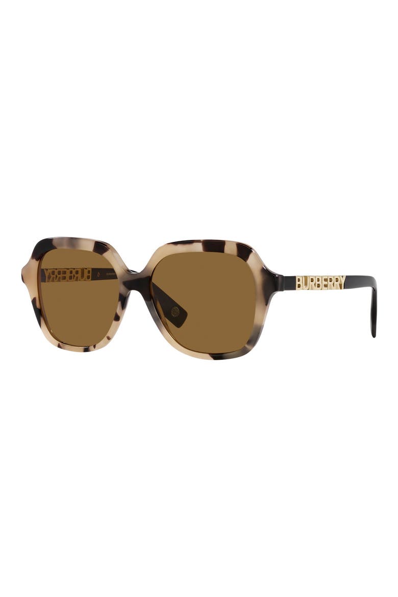 Joni 55mm Square Sunglasses, Alternate, color, SPOTTED HORN