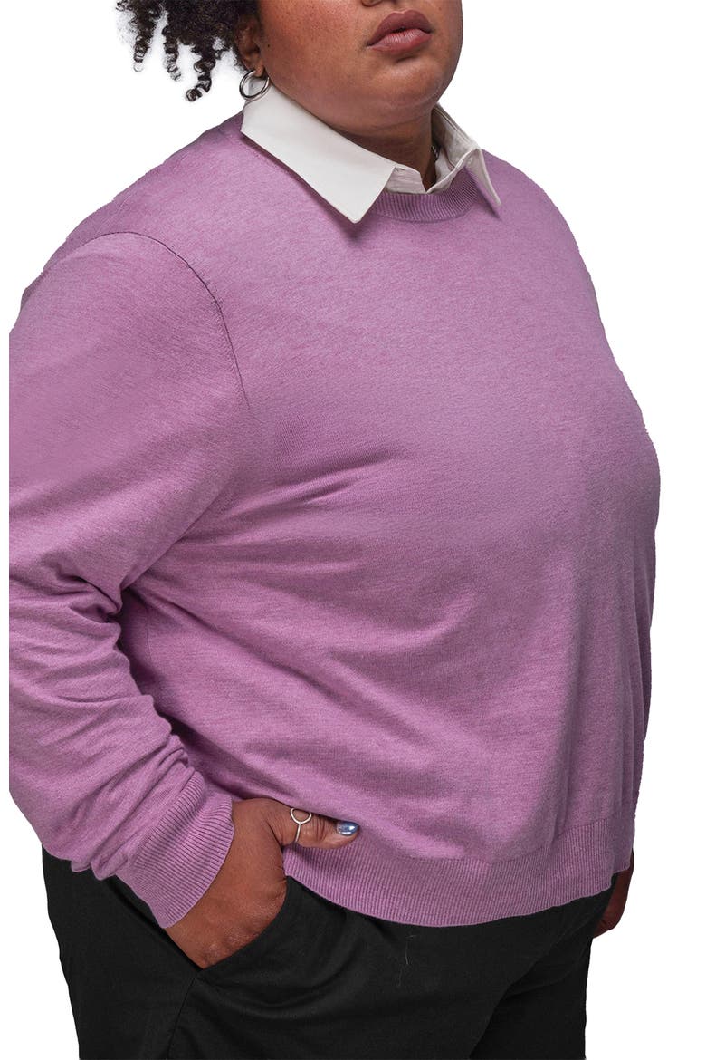 The Everyday Crew Neck Sweater, Alternate, color, MAUVE