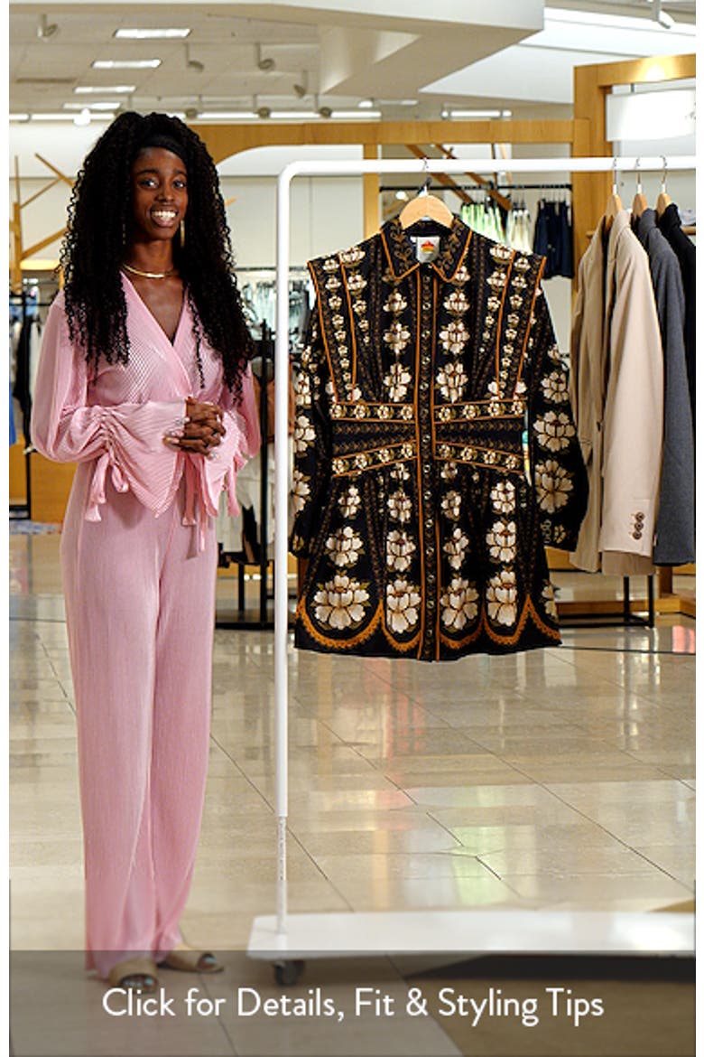 Floral Long Sleeve Cotton Dress video