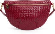 Clare V. Grande Woven Leather Belt Bag