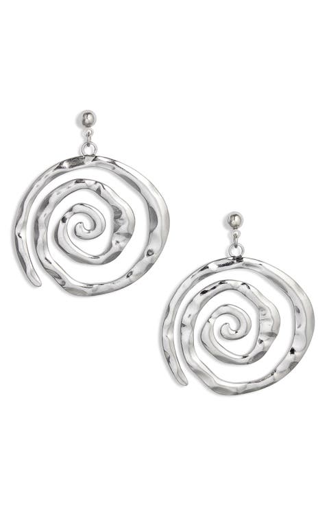 Swirl Drop Earrings