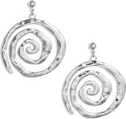 VIDAKUSH Swirl Drop Earrings
