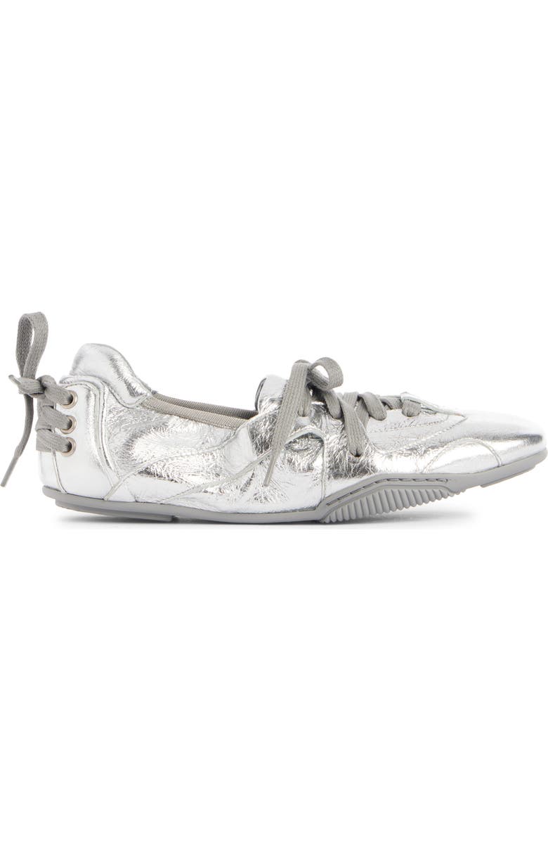 Acne Studios Bilaria Metallic Leather Low Top Sneaker, Alternate, color,