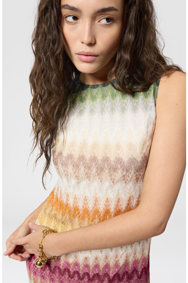 Dégradé Raschel Knit Minidress, Alternate, color, SMSPT-MULTICOLOR