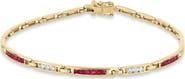 Bony Levy 18K Gold El Mar Gemstone and Natural Diamond Line Bracelet
