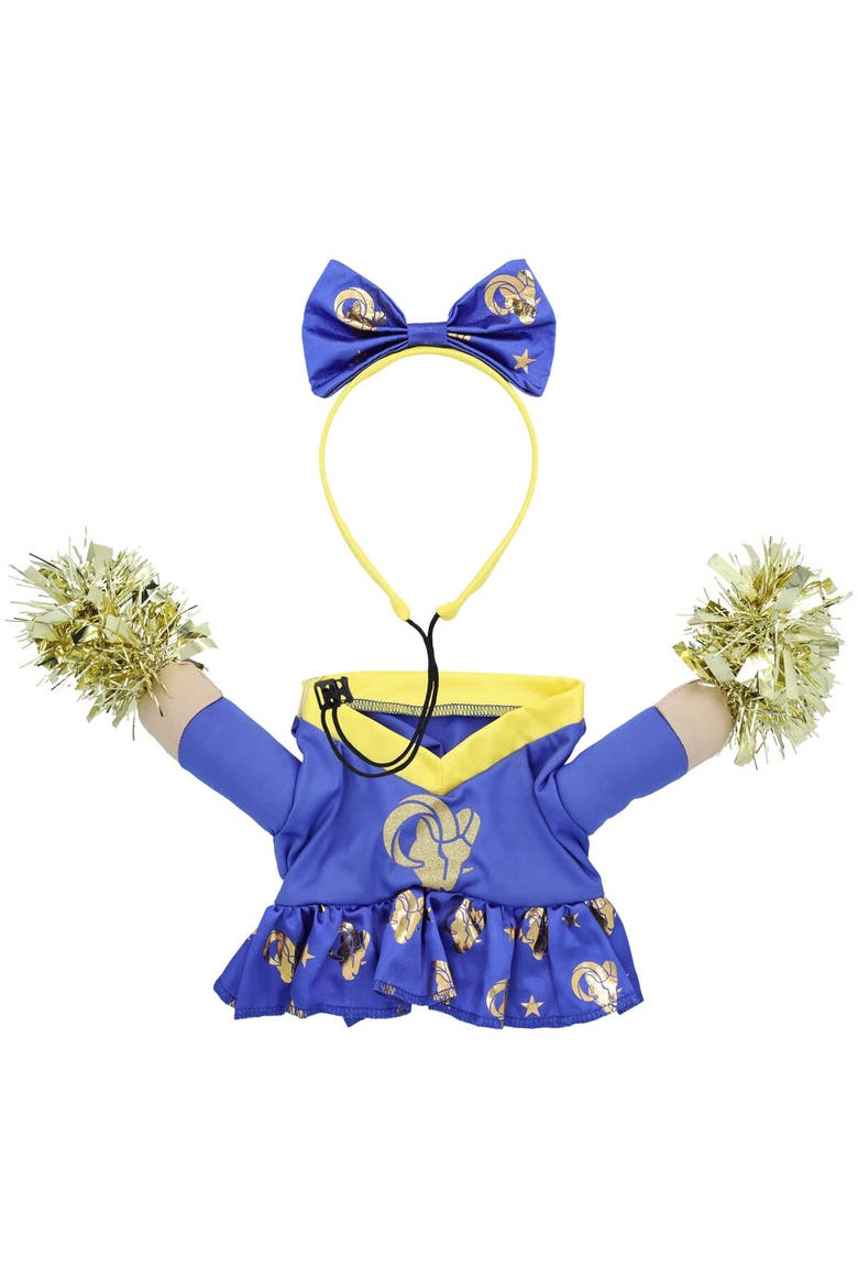 Los Angeles Rams Cheer Dog Costume, Main, color, Blue