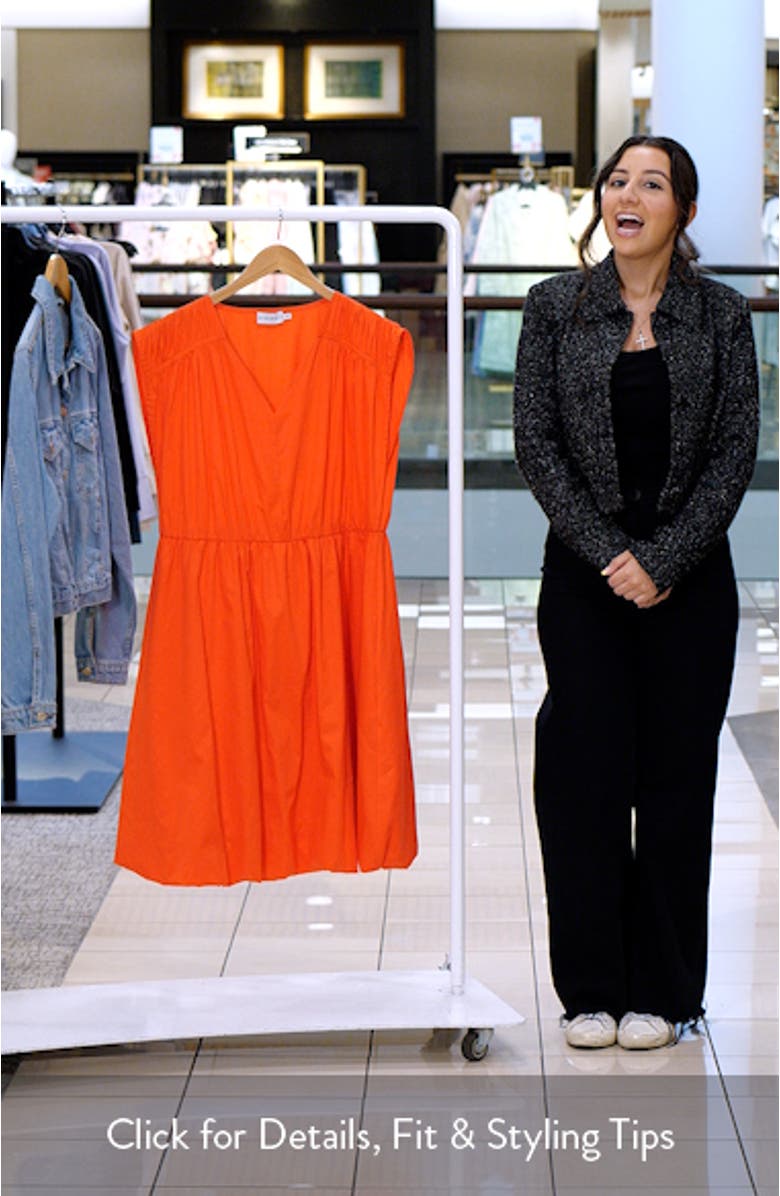 Arla Bubble Hem Cotton Dress, sales video thumbnail