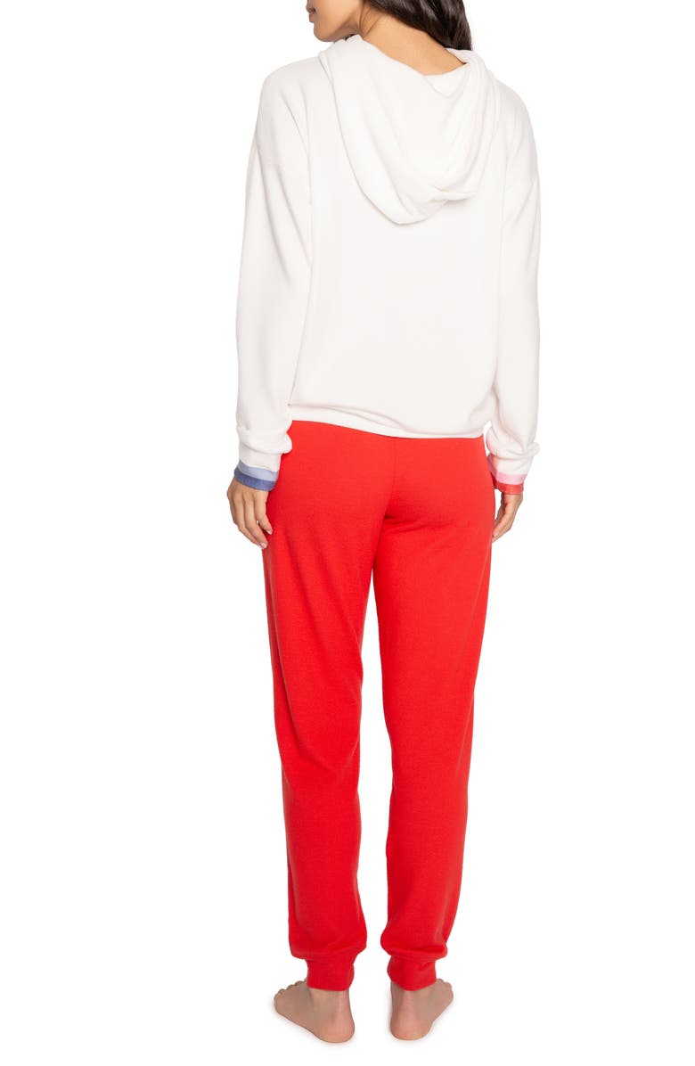 PJ Salvage Cozy Vibe Peachy Pajamas, Alternate, color,