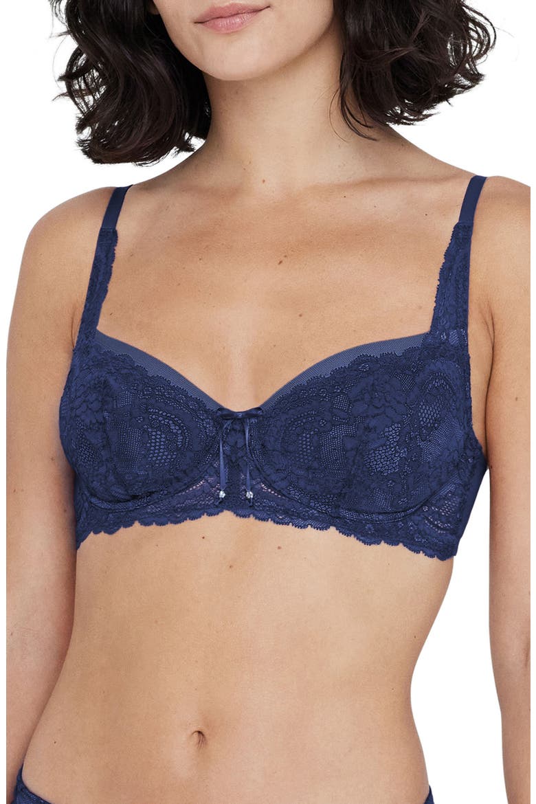 Minx Lace Balconette Bra, Main, color, Nova