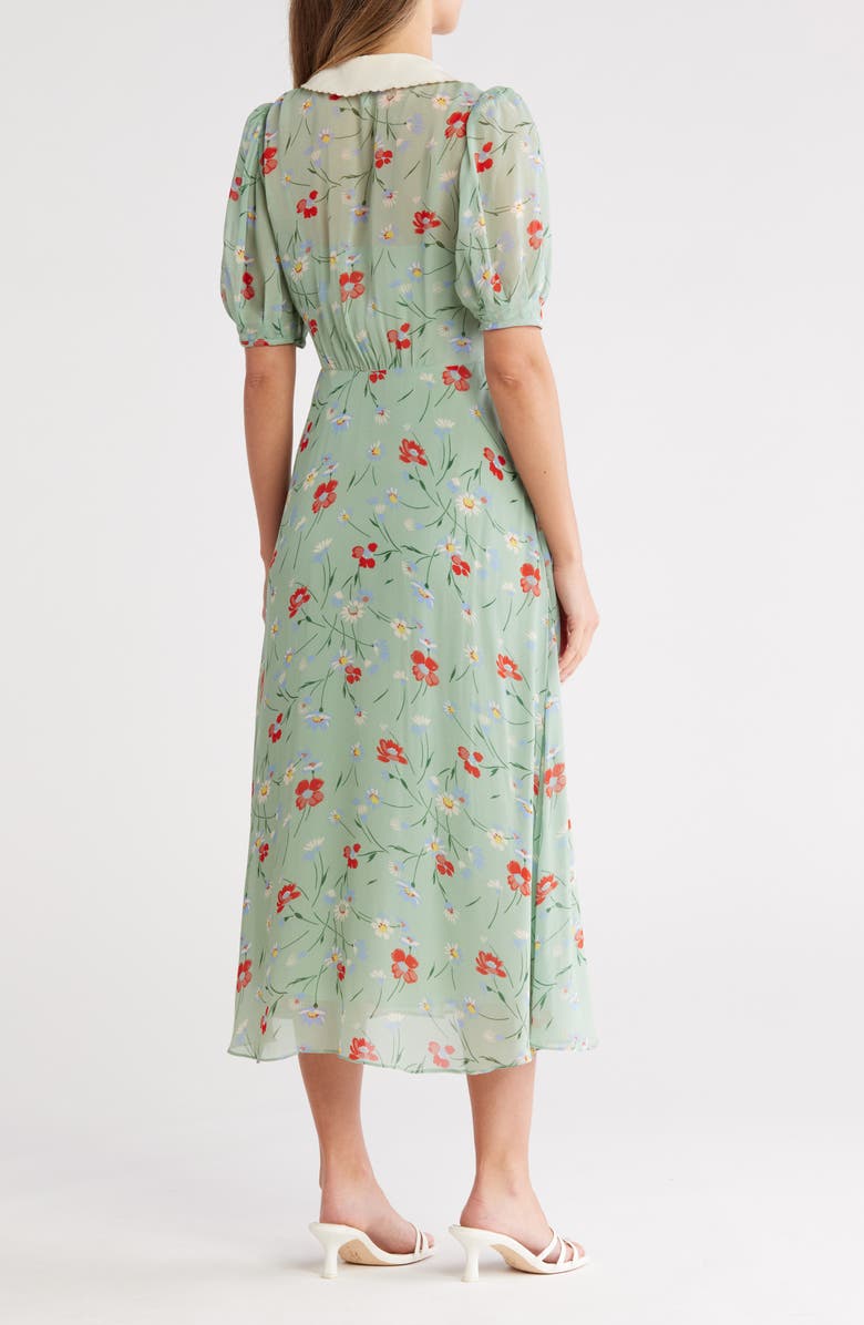 LK Bennett Beecham A-Line Dress, Alternate, color, Green Mint
