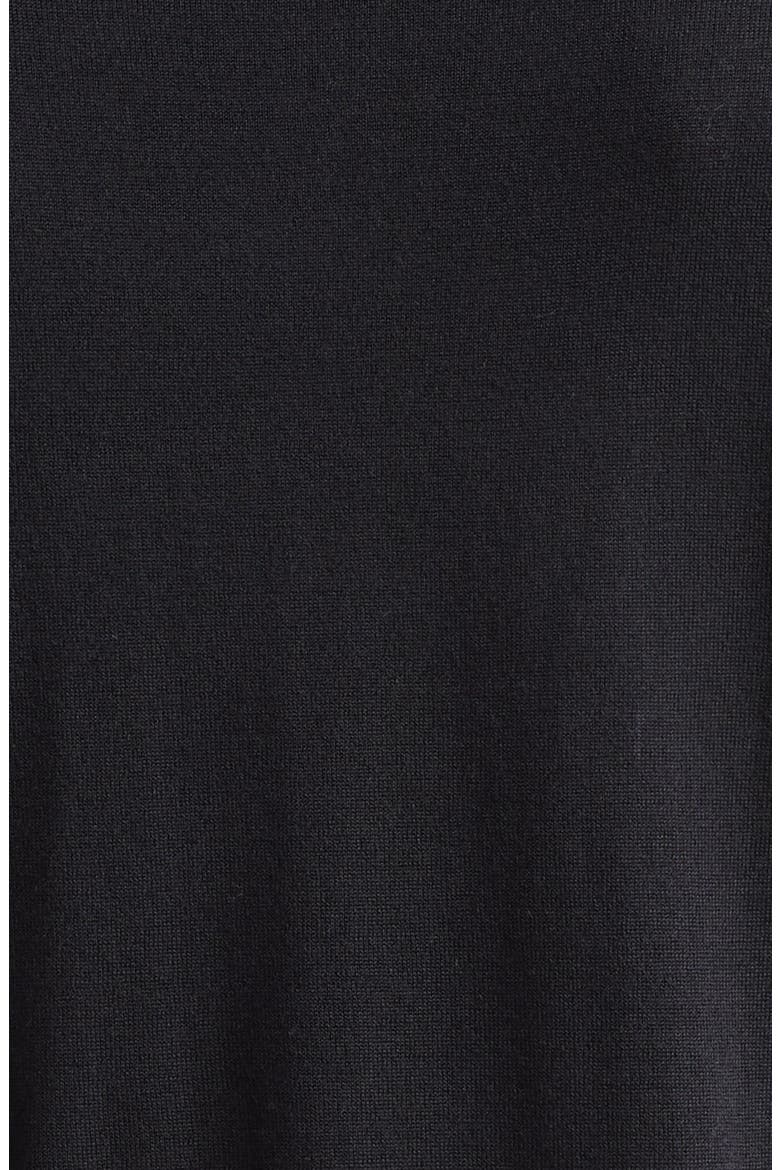 Virgin Wool Crewneck Sweater, Alternate, color, BLACK