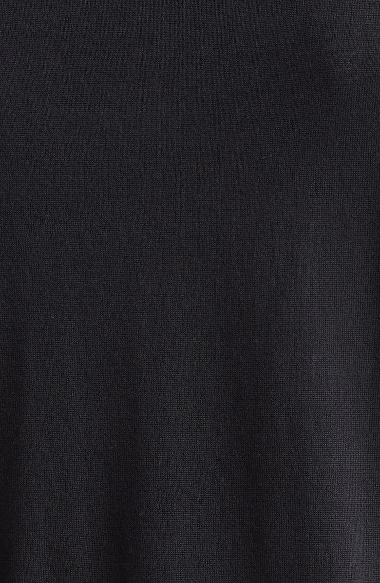 Thom Browne Virgin Wool Crewneck Sweater, Alternate, color, Black