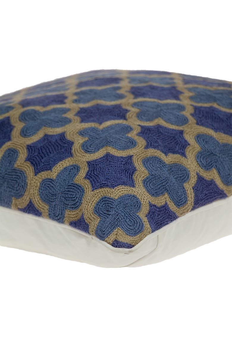 PARKLAND COLLECTION Calix Blue Throw Pillow, Alternate, color, Blue